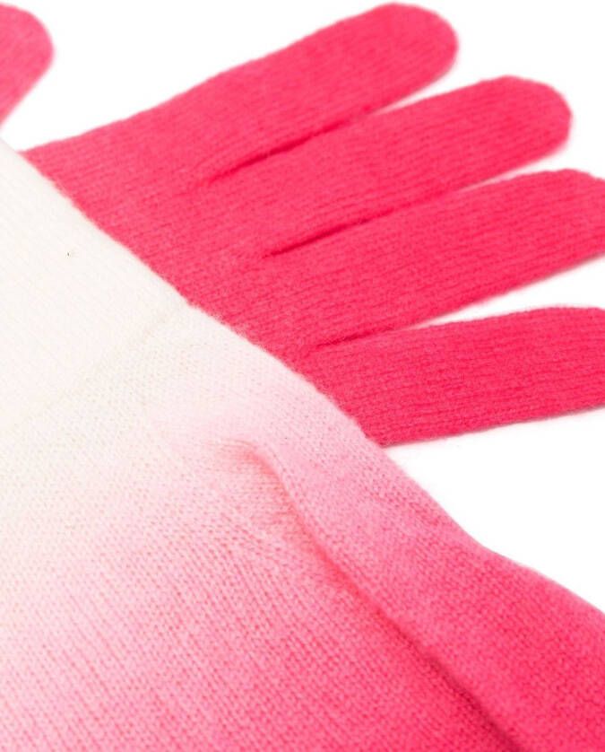 Chinti and Parker Kasjmier handschoenen Roze