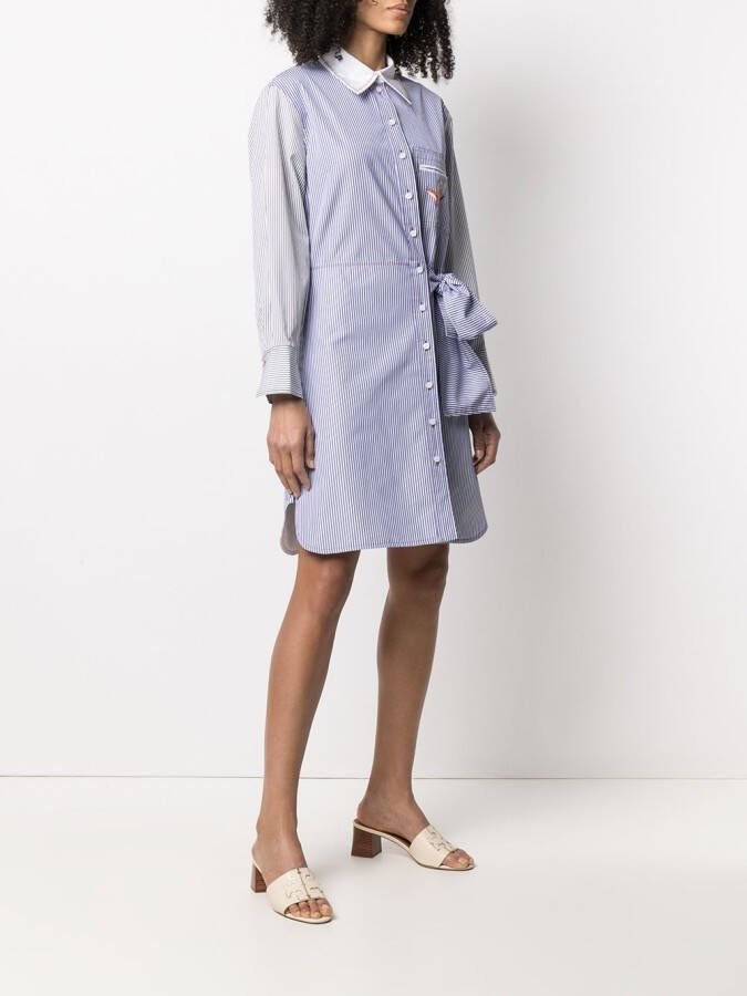 Chloé Blousejurk met krijtstreep Blauw