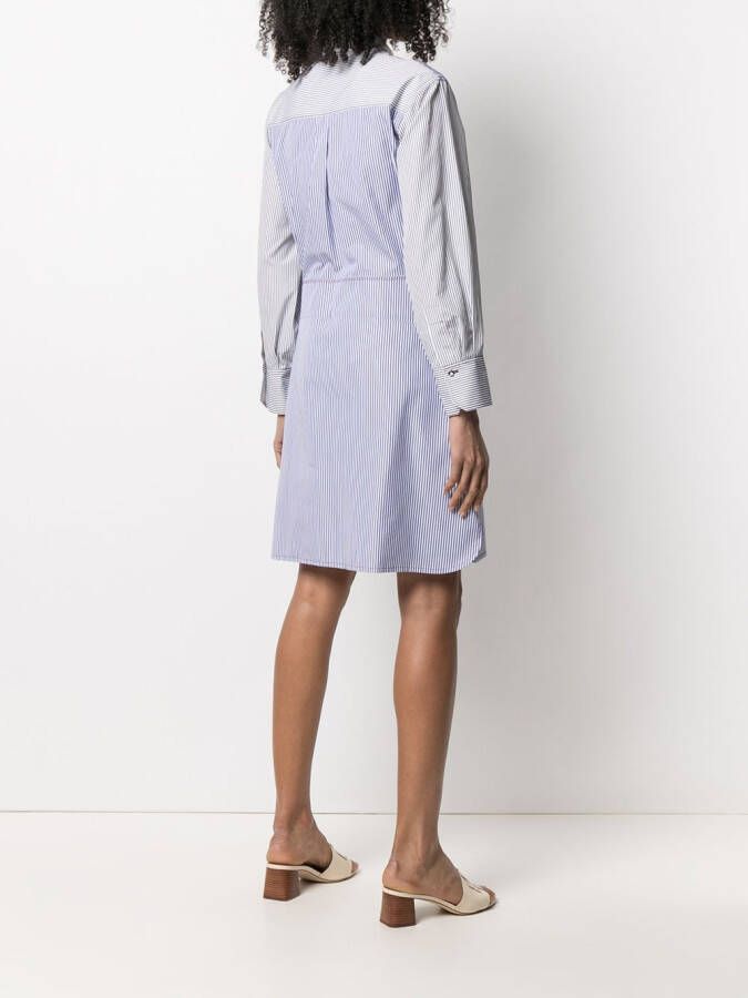 Chloé Blousejurk met krijtstreep Blauw