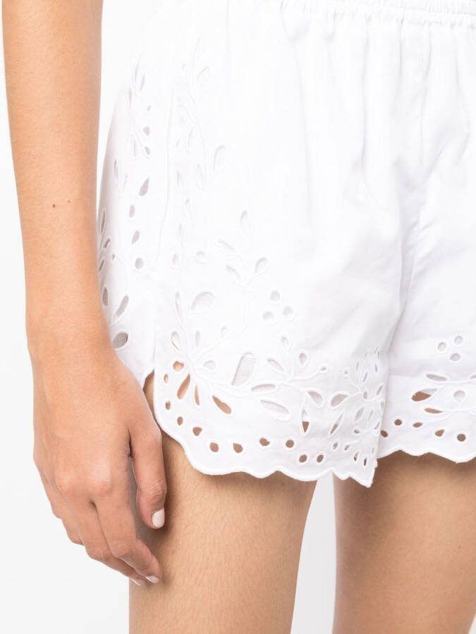 Chloé Broderie anglaise shorts Wit