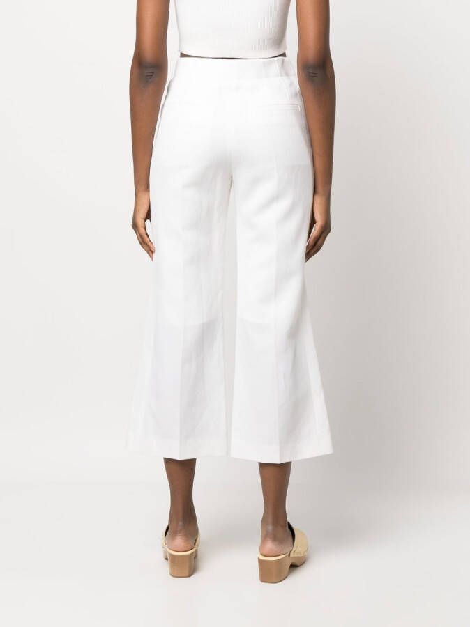 Chloé Cropped broek Wit