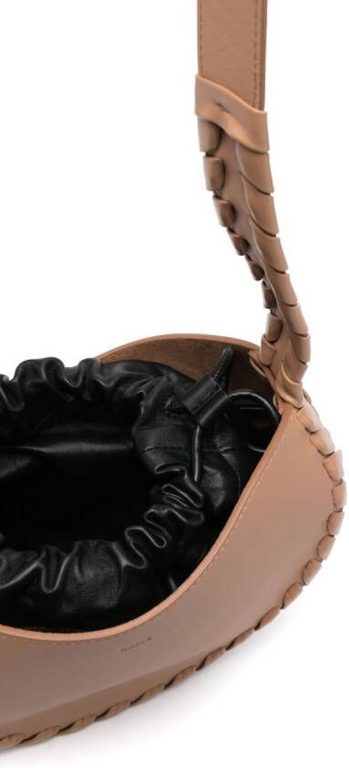 Chloé Kleine Mate crossbodytas Bruin