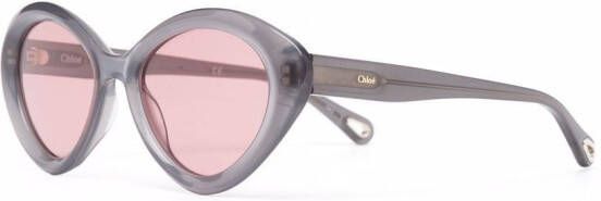Chloé Eyewear Osco cat-eye zonnebril Grijs