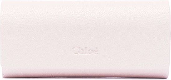 Chloé Eyewear Sofya zonnebril met rond montuur Bruin