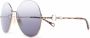 Chloé Eyewear Sofya zonnebril met rond montuur Goud - Thumbnail 2
