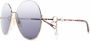 Chloé Eyewear Sofya zonnebril met rond montuur Goud - Thumbnail 4