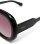 Chloé Eyewear Zonnebril met vierkant montuur Zwart - Thumbnail 3