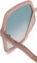 Chloé Eyewear Zelie zonnebril met vierkant montuur Beige - Thumbnail 3