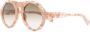 Chloé Eyewear Zonnebril met piloten montuur Beige - Thumbnail 2