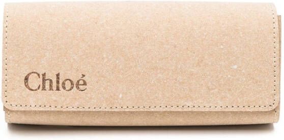 Chloé Eyewear Zonnebril met piloten montuur Beige