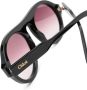 Chloé Eyewear Zonnebril met piloten montuur en kleurverloop Zwart - Thumbnail 3