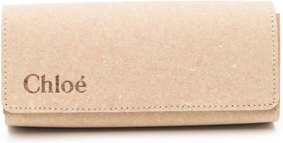 Chloé Eyewear Zonnebril met piloten montuur en kleurverloop Zwart