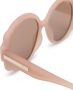 Chloé Eyewear Zonnebril met rond montuur Beige - Thumbnail 4