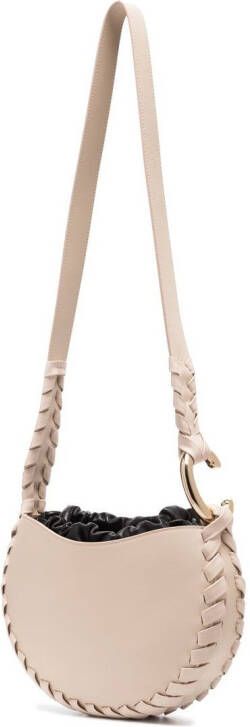 Chloé Kleine Mate crossbodytas Beige