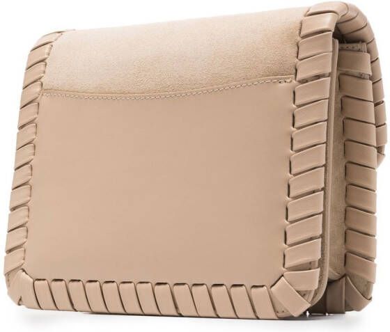 Chloé Kattie leren clutch Beige