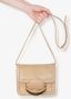 Chloé Kattie leren clutch Beige - Thumbnail 4
