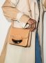 Chloé Kattie leren crossbodytas Beige - Thumbnail 2