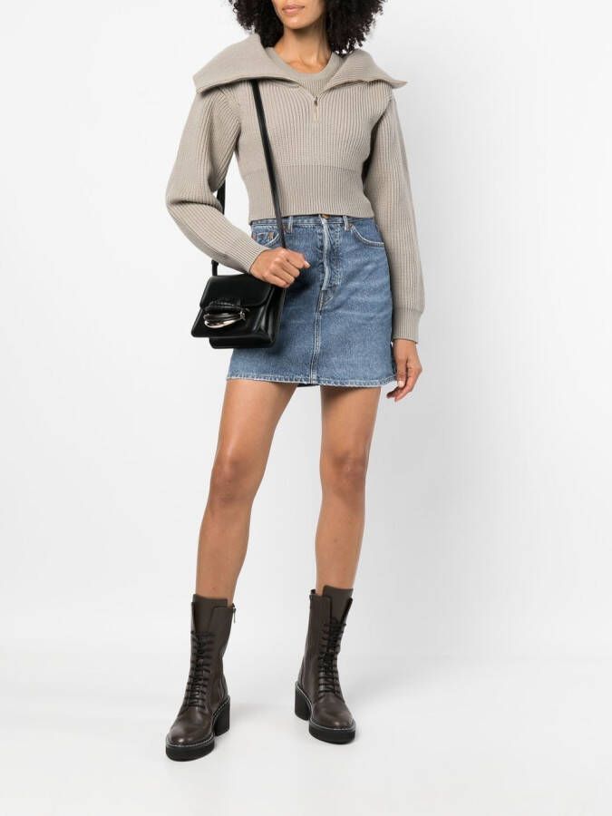 Chloé Kattie leren crossbodytas Zwart