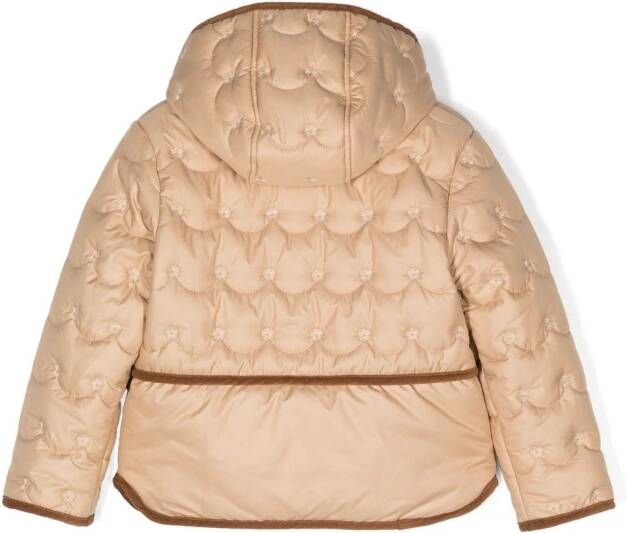 Chloé Kids Jack met capuchon Beige
