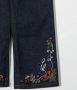 Chloé Kids Jeans met geborduurde bloe Blauw - Thumbnail 3