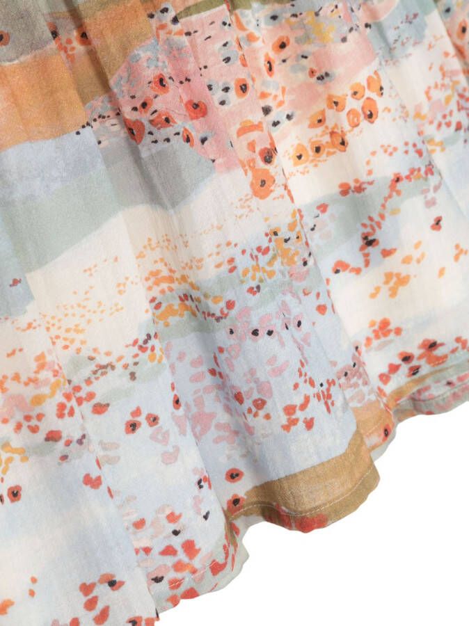 Chloé Kids Shirt met print Blauw
