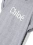 Chloé Kids T-shirt met logoprint Grijs - Thumbnail 3