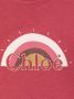Chloé Kids T-shirt met logoprint Roze - Thumbnail 3