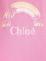 Chloé Kids T-shirtjurk met logoprint Roze - Thumbnail 3