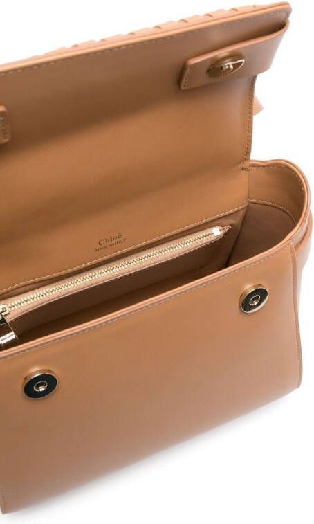 Chloé Leren shopper Beige