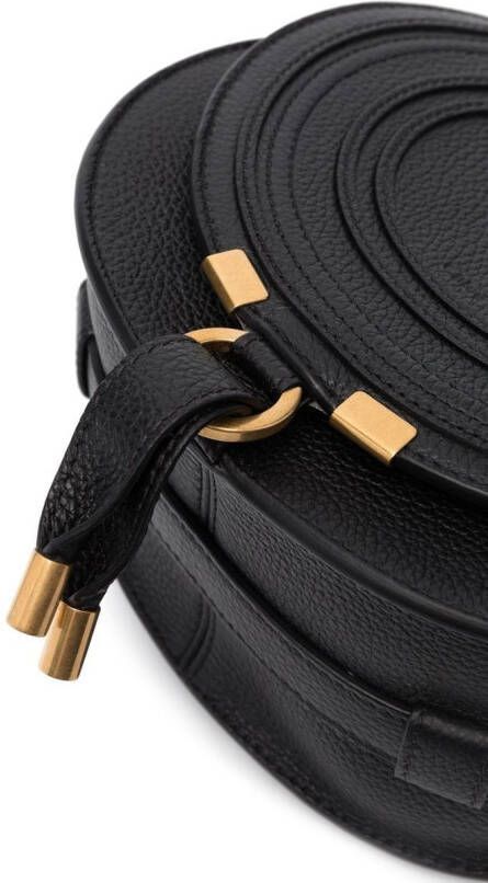 Chloé Marcie leren crossbodytas Zwart