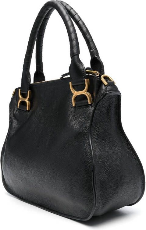 Chloé Marcie leren shopper Zwart