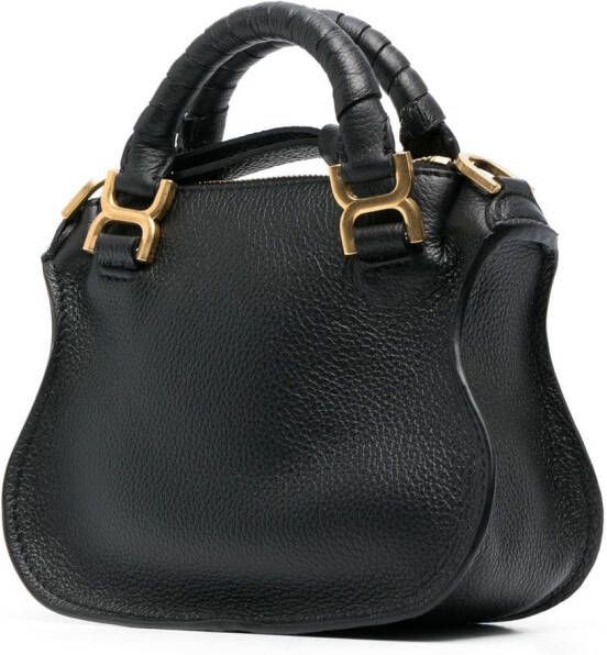 Chloé Marcie leren shopper Zwart
