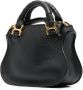 Chloé Marcie leren shopper Zwart - Thumbnail 3