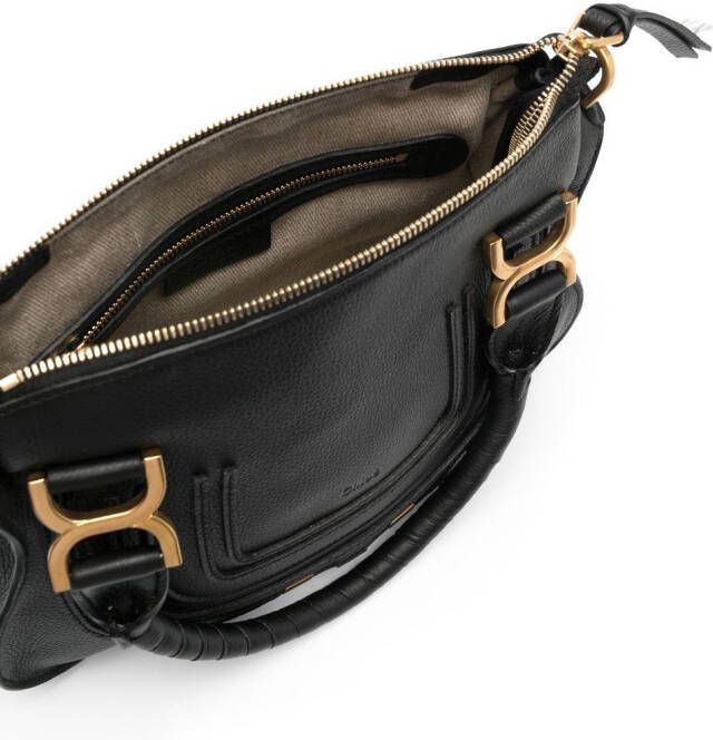 Chloé Marcie leren shopper Zwart