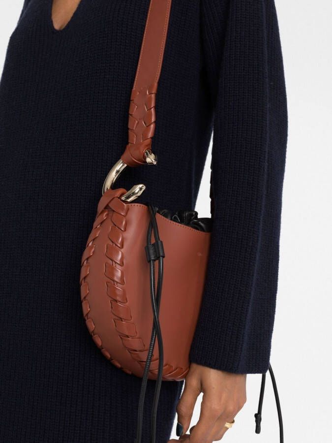 Chloé Kleine Marcie crossbodytas Bruin