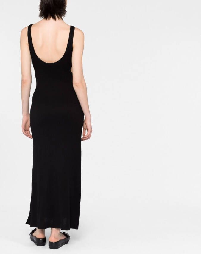 Chloé Maxi-jurk met gekreukt-effect Zwart