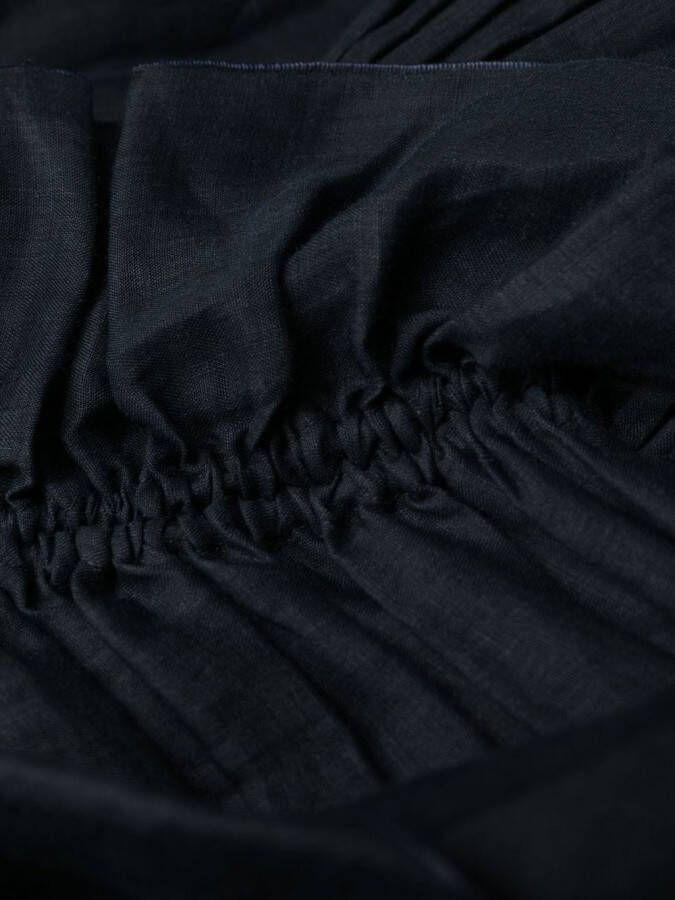Chloé Midi-jurk met ruches Blauw