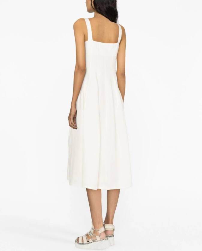 Chloé Mouwloze jurk Wit