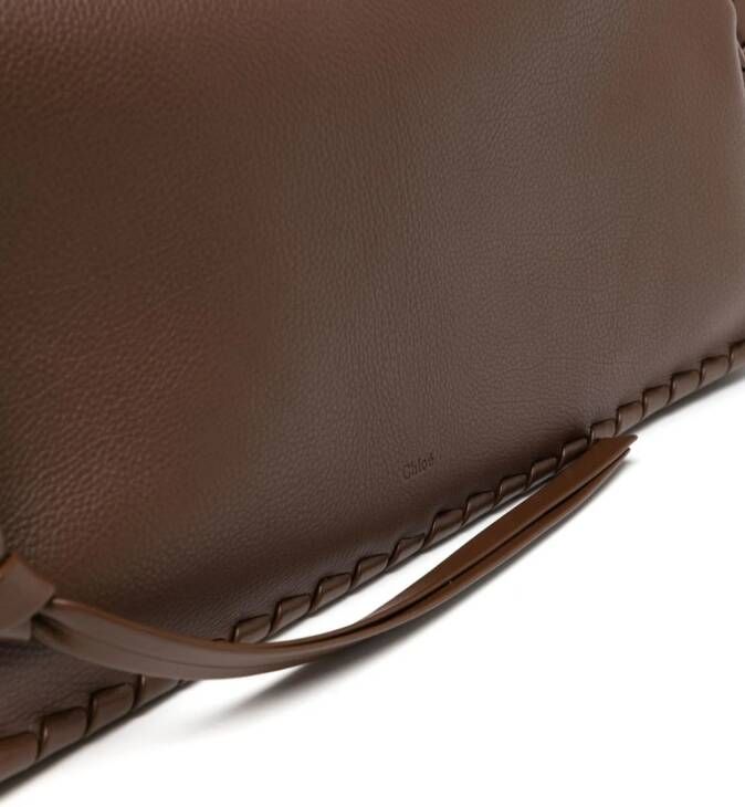 Chloé Nahir leather shoulder bag Bruin