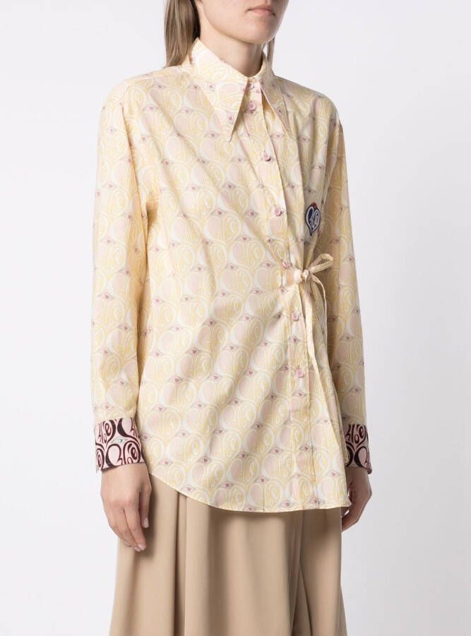 Chloé Oversized blouse Geel