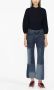 Chloé patchwork cropped flared jeans Blauw - Thumbnail 2