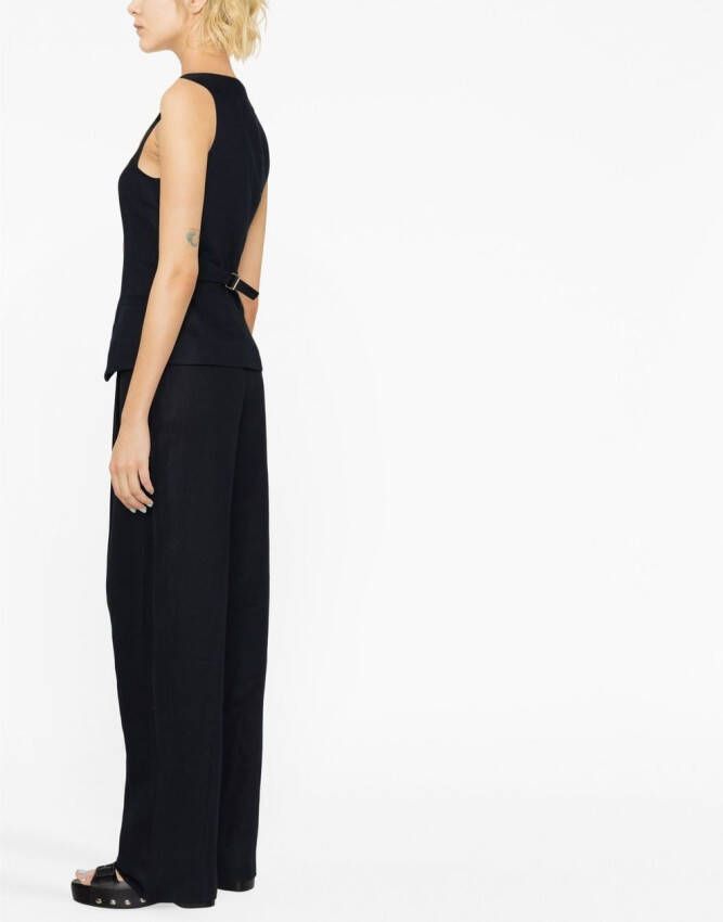 Chloé Button-up gilet Blauw