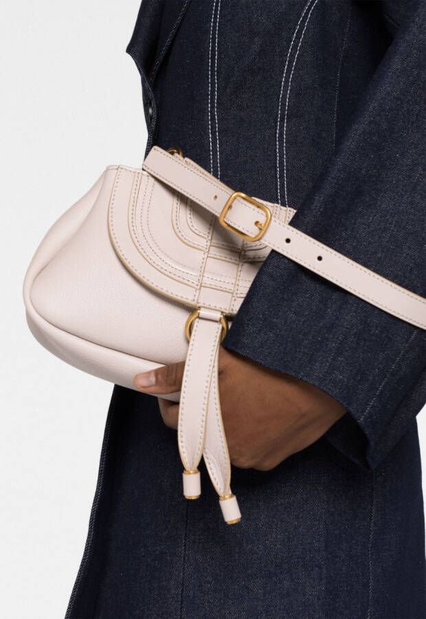 Chloé Marcie kleine clutch Beige