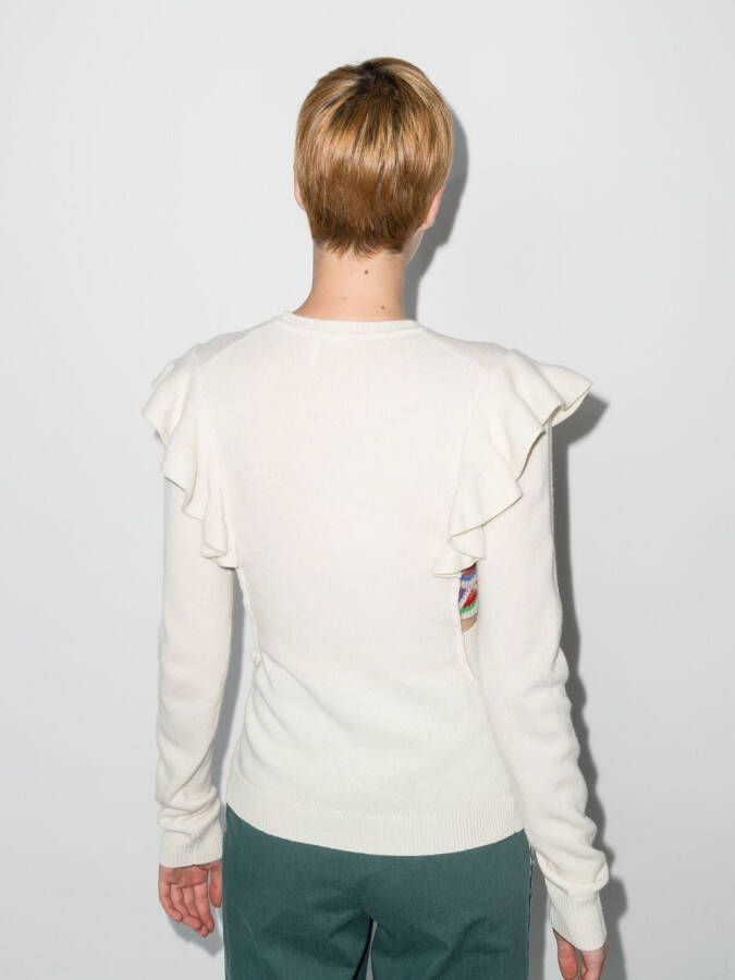 Chloé Trui met ruches Wit