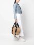 Chloé Woody grote shopper Beige - Thumbnail 2