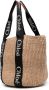 Chloé Woody grote shopper Beige - Thumbnail 3
