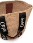 Chloé Woody grote shopper Beige - Thumbnail 5