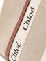Chloé Woody grote shopper Beige - Thumbnail 4