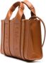 Chloé Woody kleine shopper Bruin - Thumbnail 3