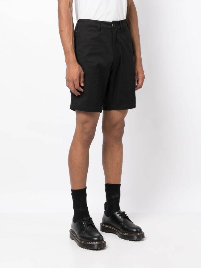 CHOCOOLATE Bermuda shorts met logopatch Zwart